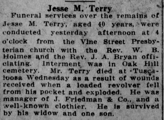 Jesse M. Terry obituary